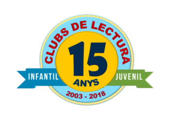 Logo 15 anys Clubs de lectura infantils