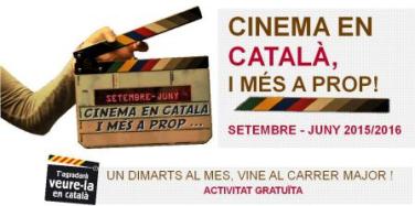Cartel cine en catalán 2015-2016