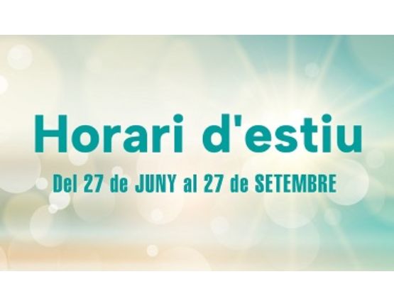 horari estiu