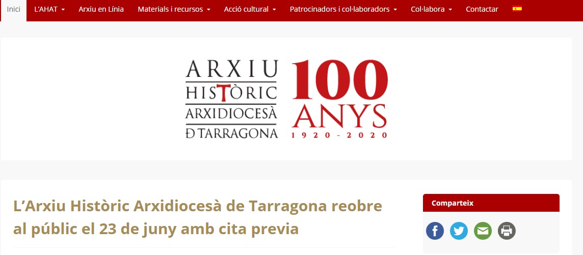 Arxiu Històric Aridiocesà de Tarragona